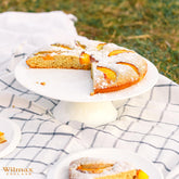 Wilmax Kuchenständer 30 cm aus Porzellan, elegantes Design – WL-996130/A